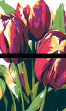 Painting by Numbers Purple Tulips 2-Panel