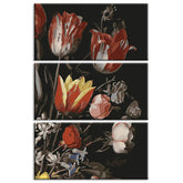 Painting by Numbers Tulip Flowers Bouquet 3-Panel