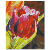 Painting by Numbers Blooming Tulip