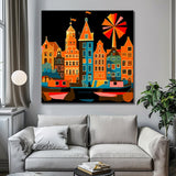 Paint by Numbers Art Amsterdam Holland Netherlands