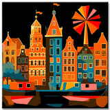 Paint by Numbers Art Amsterdam Holland Netherlands