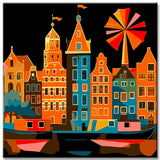 Paint by Numbers Art Amsterdam Holland Netherlands
