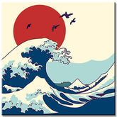 Painting by Numbers Art Cats Jumping From The Wave