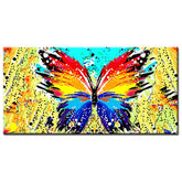 Painting by Numbers Art Giant Colorful Butterfly