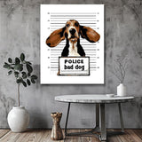 Painting by Numbers Art Criminal Dog with Flying Ears