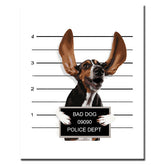 Painting by Numbers Art Criminal Dog with Flying Ears