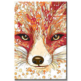 Painting by Numbers Art Animal Fox Face