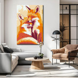 Painting by Numbers Art Animal Fox Couple