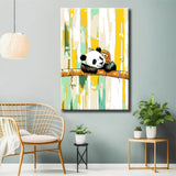 Painting by Numbers Art Animal Panda on A Branch