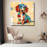 Painting by Numbers Colorful Dachshund Portrait