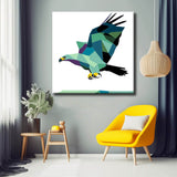 Paint by Numbers Polygon Eagle Art