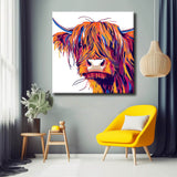 Painting by Numbers Highland Cow Face
