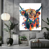 Painting by Numbers Scottish Highland Cattle