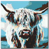 Painting by Numbers Highland Highland Cattle Art