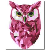 Paint by Numbers Roses Red Owl Art