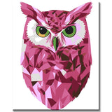 Paint by Numbers Roses Red Owl Art