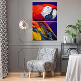 Painting by Numbers Red Parrot Art 2-piece shipping from DE