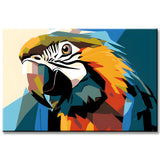 Painting by Numbers Polyon Art Parrot