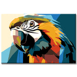 Painting by Numbers Polyon Art Parrot