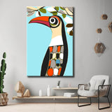 Painting by Numbers Minimalism Art Toucan
