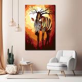 Painting by Numbers Graphic Animal Art Zebra