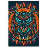Painting by Numbers Animal Owl Artwork