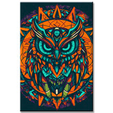 Painting by Numbers Animal Owl Artwork