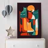 Painting by Numbers Abstract Art Cat Family Shipping from DE