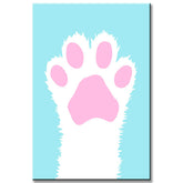 Painting by Numbers Cute Cat Paws