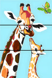 Painting by Numbers Giraffe with Curved Neck 3-Panel