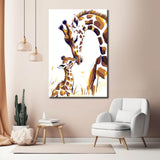 Painting by Numbers Giraffe Mother and Child