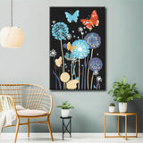 Painting by Numbers Butterflies with Dandelions