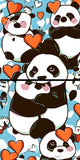 Painting by Numbers Panda Love 2-Panel