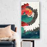 Painting by numbers crane in Chinese style shipping from DE