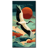 Painting by Numbers Crane in Chinese Style
