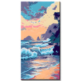 Painting by Numbers Azure Sea Underwater World
