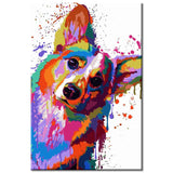 Paint by Numbers Pop Art Dog