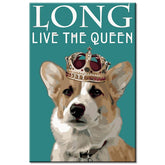 Painting by Numbers The Queen's Dog with Crown