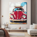 Paint by Numbers Retro Car VW Beetle