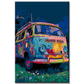 Painting by Numbers Retro Van VW Bulli