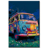 Painting by Numbers Retro Van VW Bulli