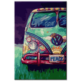 Painting by Numbers Retro Van VW Bulli Shipping from DE