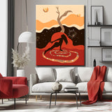 Painting by numbers headstand yoga art shipping from DE