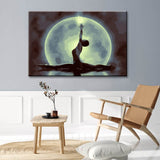 Painting by numbers Yoga in the moonlight shipping from DE