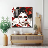 Painting by numbers Geisha