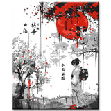 Painting by Numbers Japanese Poet I