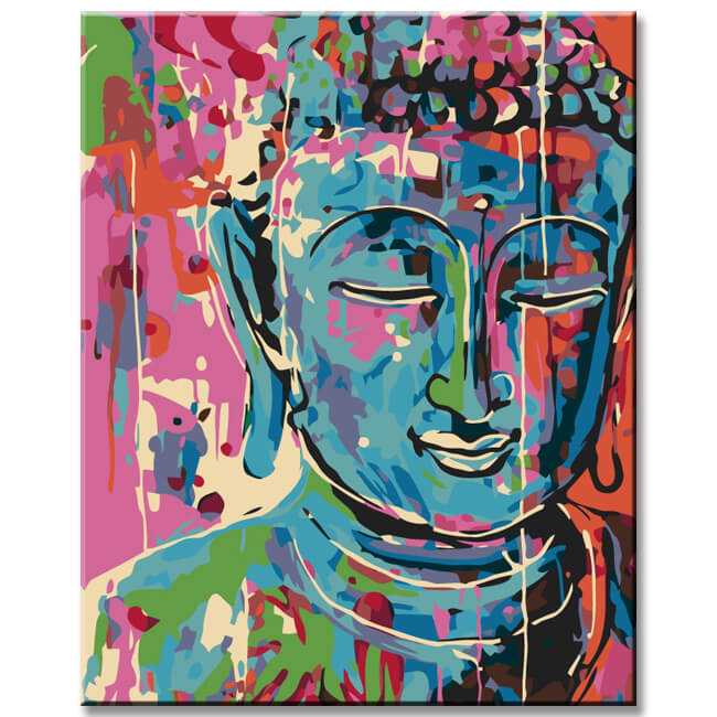 Painting by numbers Colorful Buddha