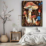 Painting by numbers fly agaric