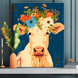 Painting by numbers Bohemian cow