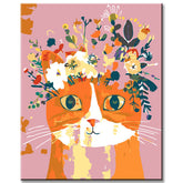 Painting by Numbers Mystical Cat